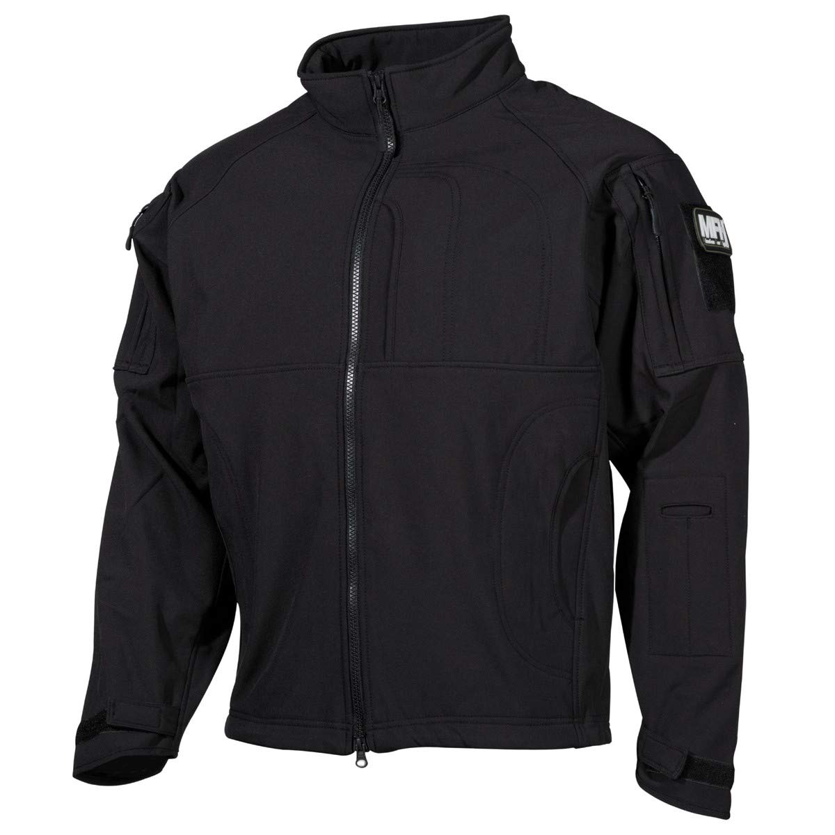 MFH Liberty Soft Shell Jacket – Black Tactical Outdoor Windproof