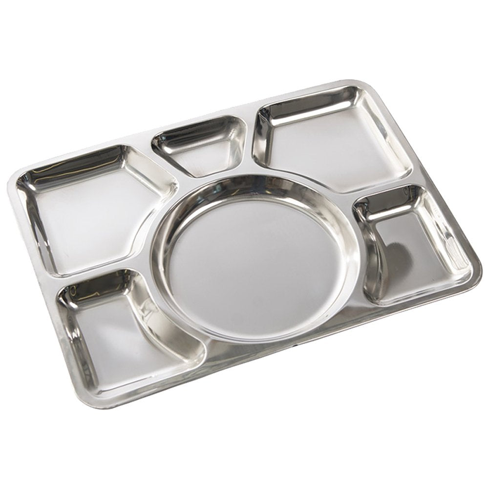 MIL-TEC Stainless Steel Tray, Silver, 14676000, Silver, 16 x 12 x 0.75,