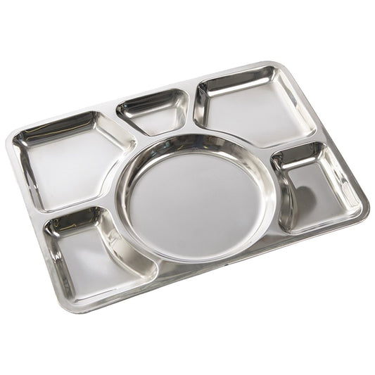 MIL-TEC Stainless Steel Tray, Silver, 14676000, Silver, 16 x 12 x 0.75,