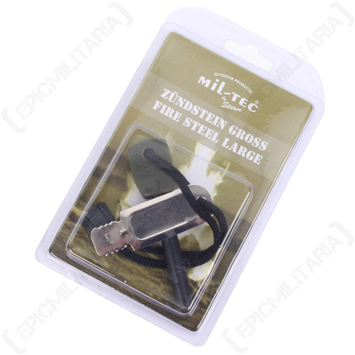 Mil-Tec Survival Camping Flint and Striker - Large