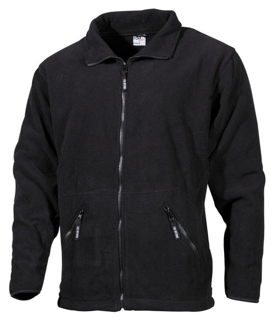 Fox Outdoor Men’s Fleece Jacket – Black Warm Outdoor Zip
