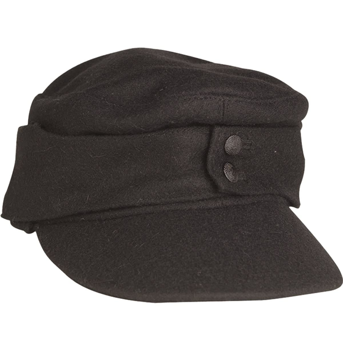 Mil-Tec WH Panzer M43 Field Cap – Black Wool Reproduction