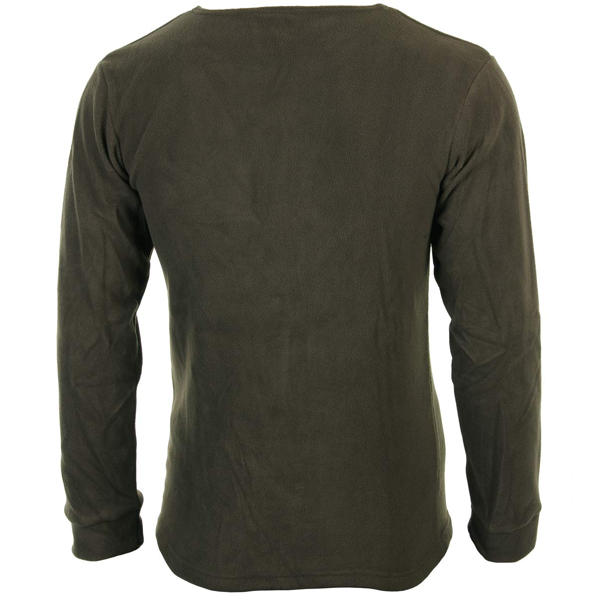 Mil-Tec Round Neck Fleece Thermal Underwear Set Olive Drab Men’s
