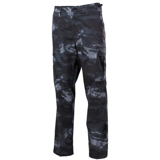 MFH Men's US BDU Combat Trousers HDT Camo LE