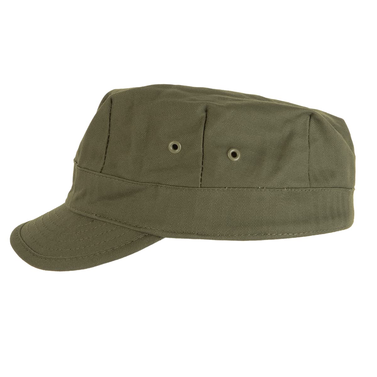 US HBT OD7 Cap – Olive Drab Reproduction Military Hat, 100% Cotton