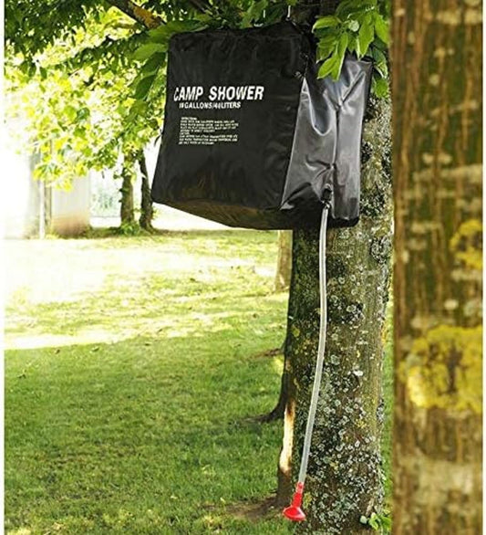 Mil-Tec Portable 40L Solar Shower for Camping & Backpacking