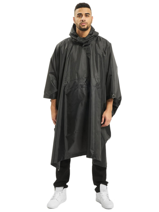 Brandit - Ripstop Poncho Rain Jacket black - One Size