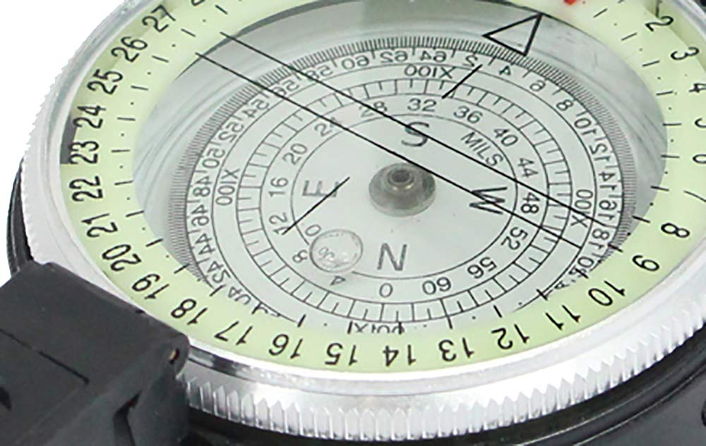 Mil-Tec Compact Compass – Unisex Outdoor Survival Navigation Tool