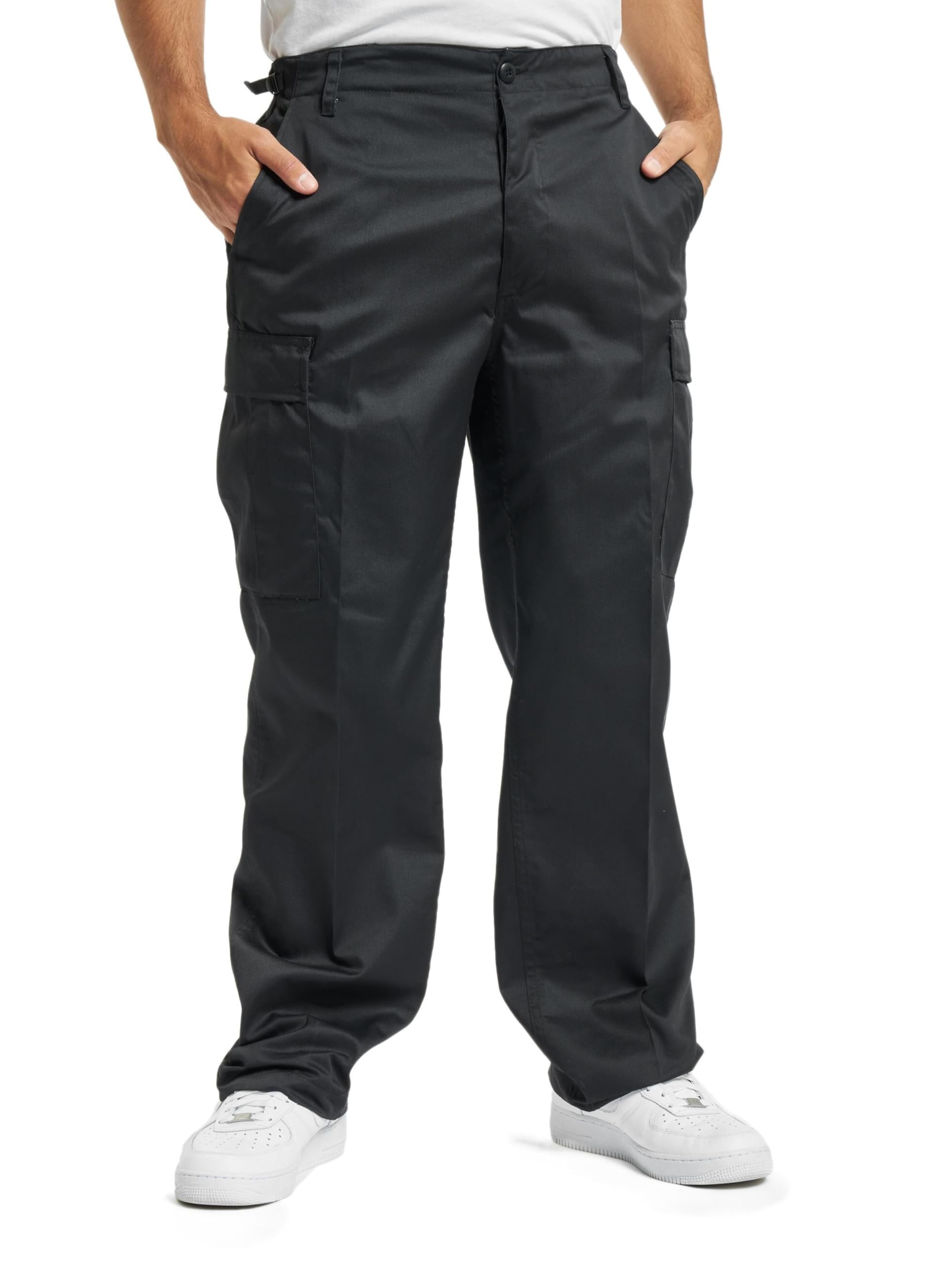 Brandit Men’s US Ranger Trousers Olive – Classic Military Cargo Pants