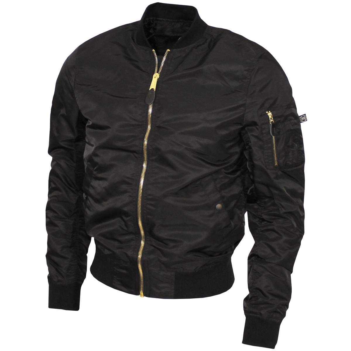 MFH US Airforce MA1 Jacket – Black Bomber Flight Jacket Men’s