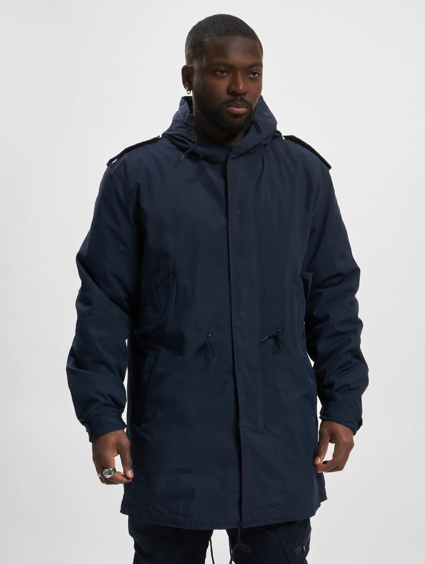 Brandit Men’s Parka Navy – Military Style Winter Jacket L