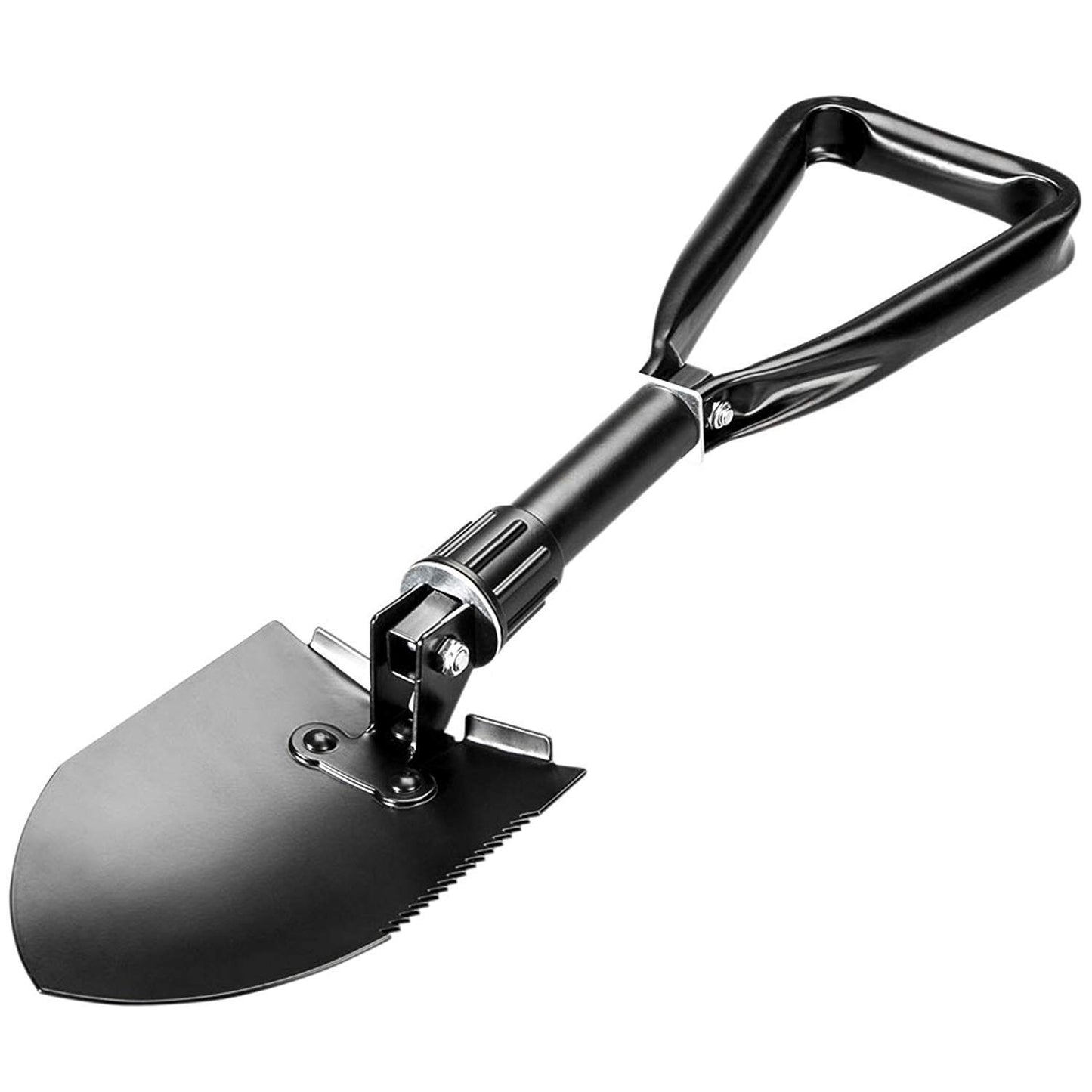 Mini Triple Folding Spade – Compact Survival Shovel with Carry Pouch