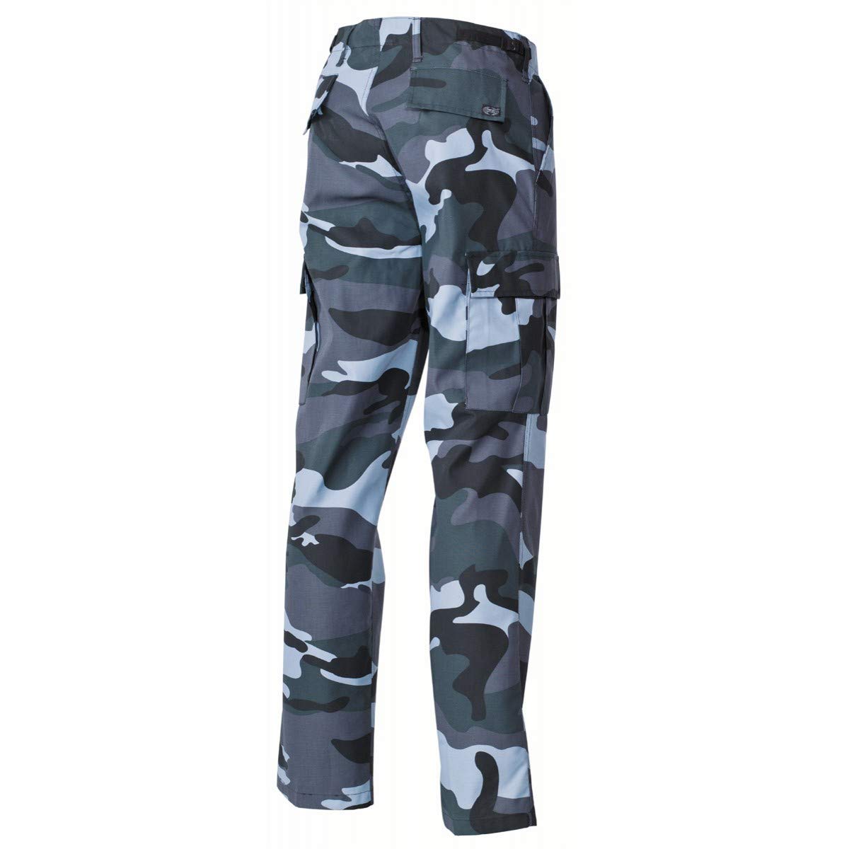 MFH BDU Combat Trousers – Sky Blue Ripstop Military Cargo Pants