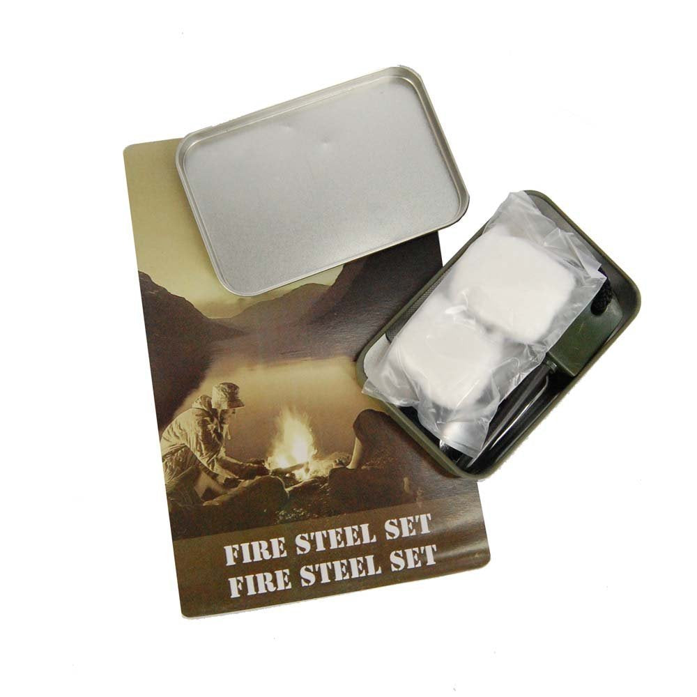 Mil-Tec Fire Steel 15275000 Olive One Size