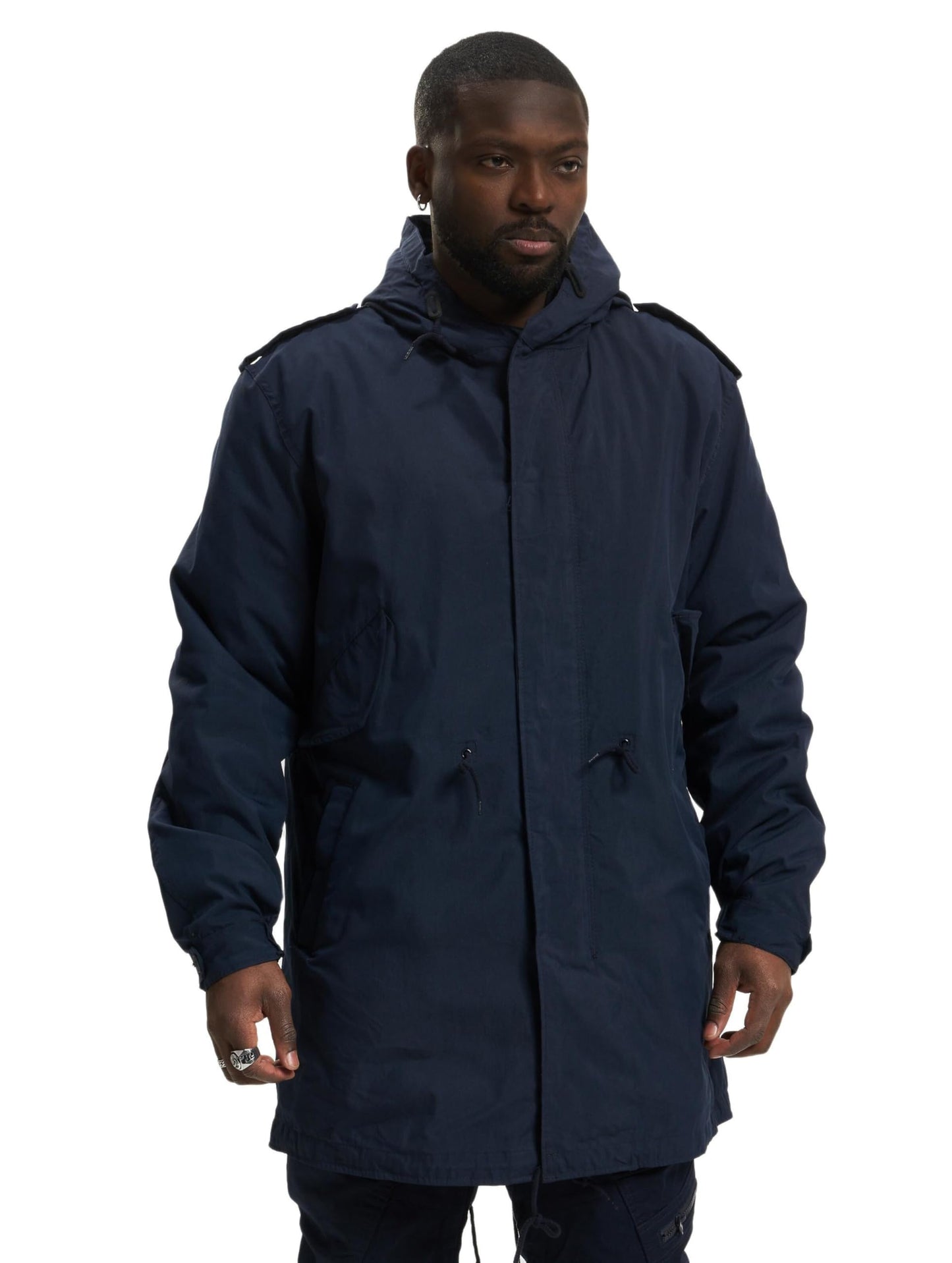 Brandit Men’s Parka Navy – Military Style Winter Jacket L