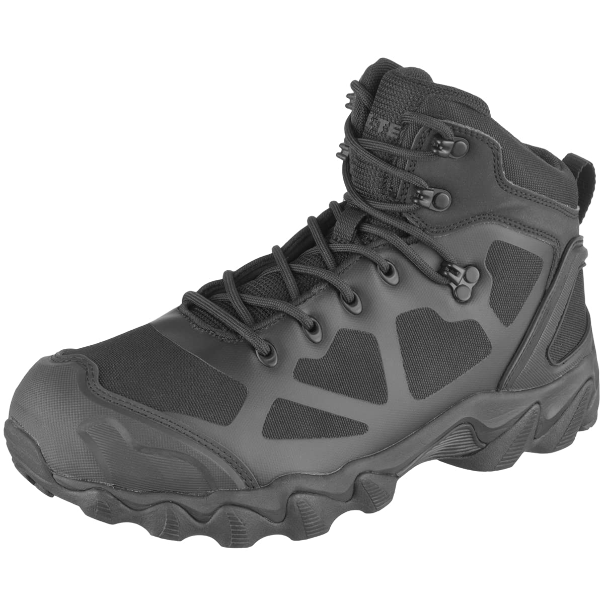 Mil-Tec Men’s Chimera Mid Boots Black Tactical Waterproof Outdoor