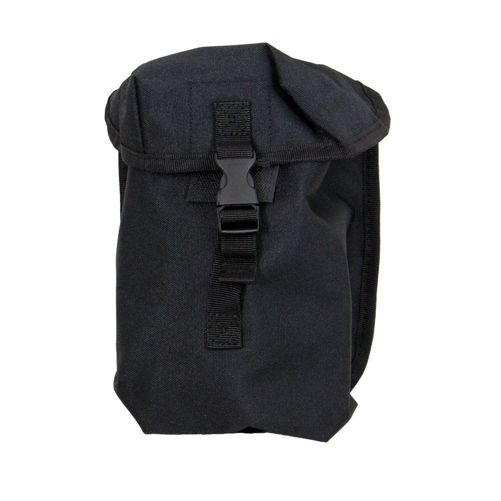 Military Canteen Pouch British Army Style MOLLE Webbing Airsoft Hydration Black