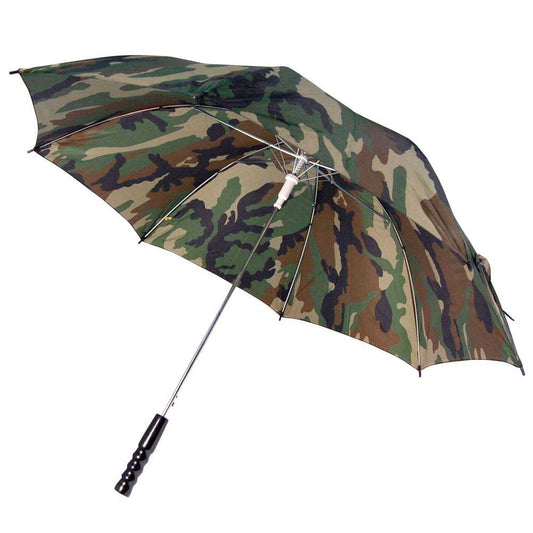 MIL-TEC Umbrella, 100% Polyester, Polyurethane coated, Woodland Camo, Regular, 10636020