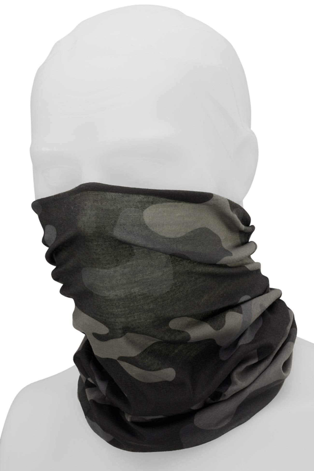 Brandit Multifunctional Neck Gaiter Dark Camo – Lightweight Tactical Scarf