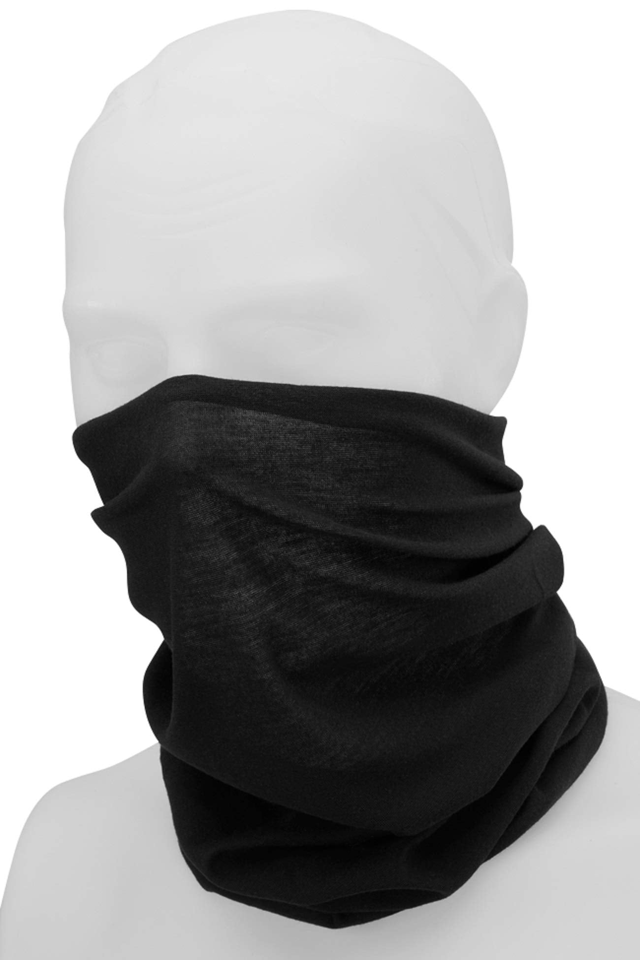Brandit Multifunctional Neck Gaiter Black – Lightweight Tactical Scarf