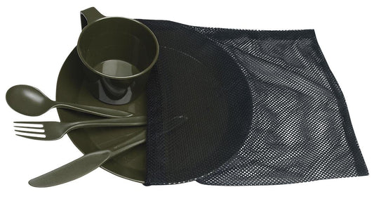 Mil-Tec Crockery Set 14681000 Olive One Size