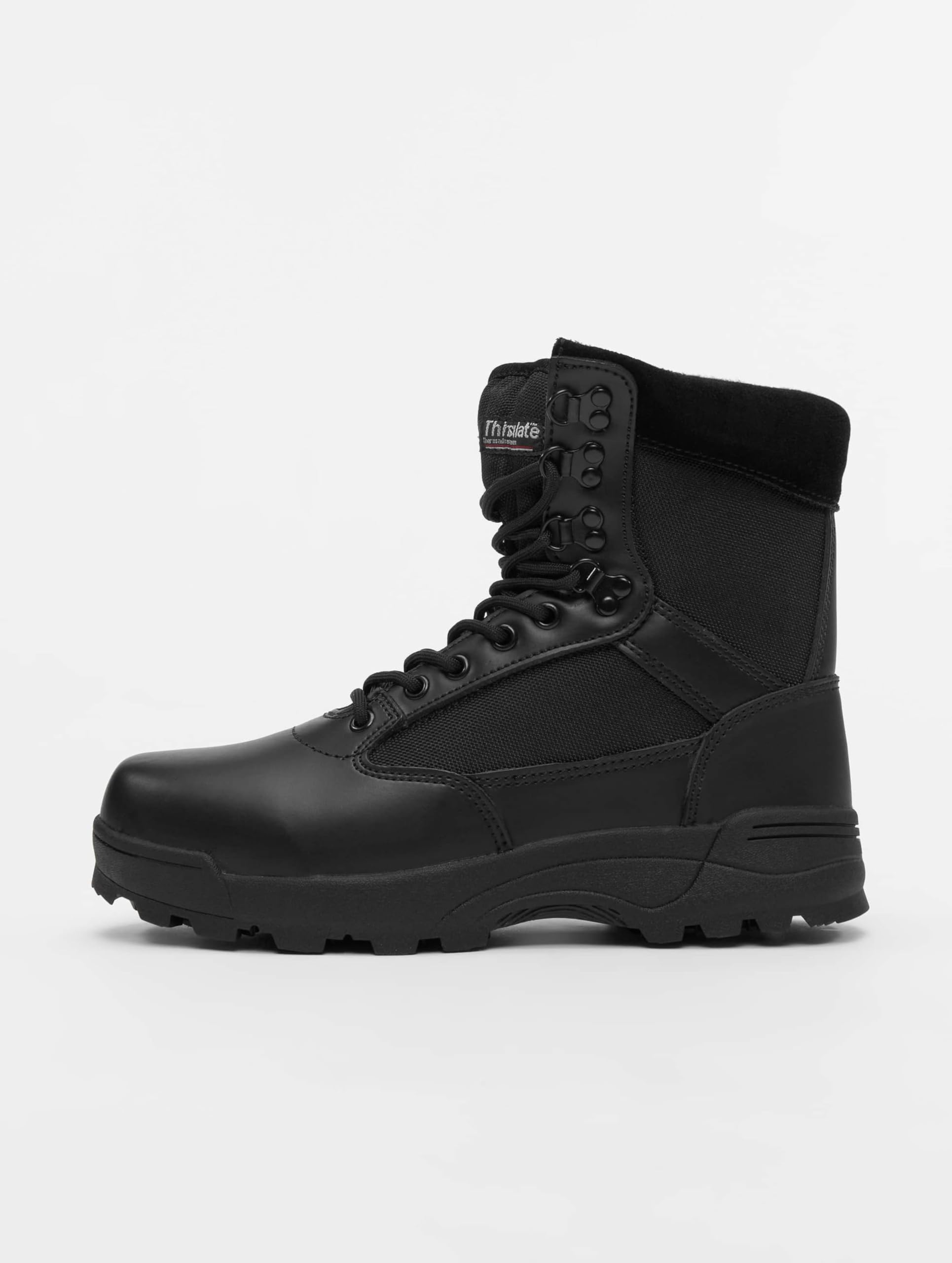 Brandit Tactical Side Zip Boots – Black, Military Combat Footwear