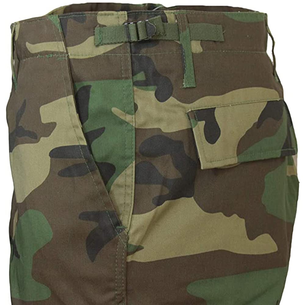 Mil-Tec Ranger BDU Field Pants Woodland Camo Men’s Combat Trousers XL