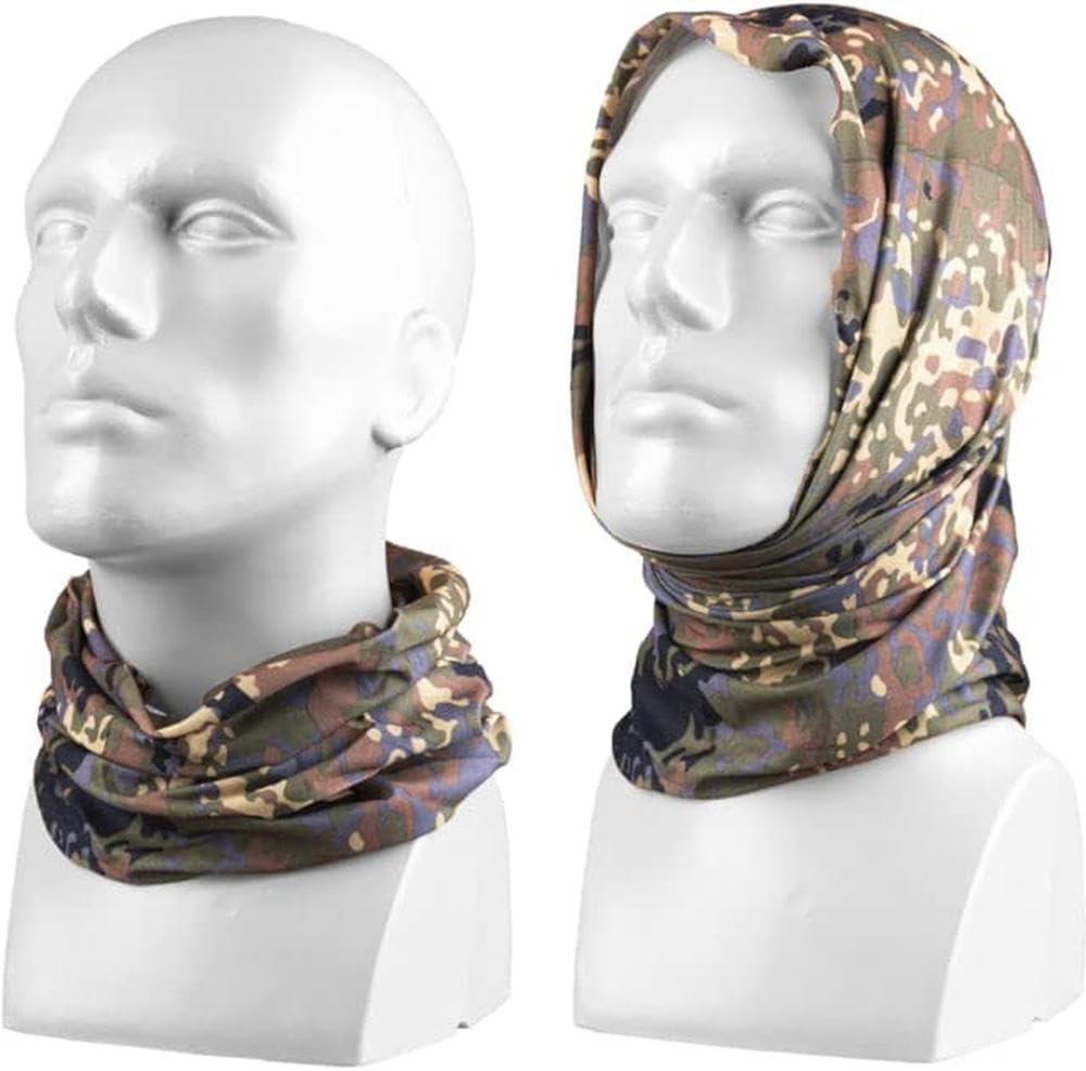 MIL-TEC Multi-Function Headgear - Men's, Flecktarn Camo, One Size, 12216021