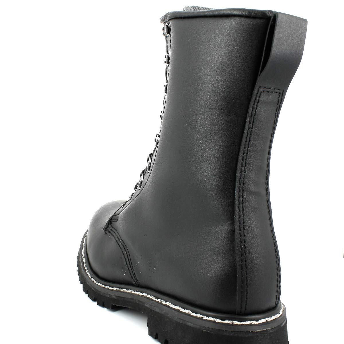Mil-Tec Para Leather Boots with Toe Cap Black