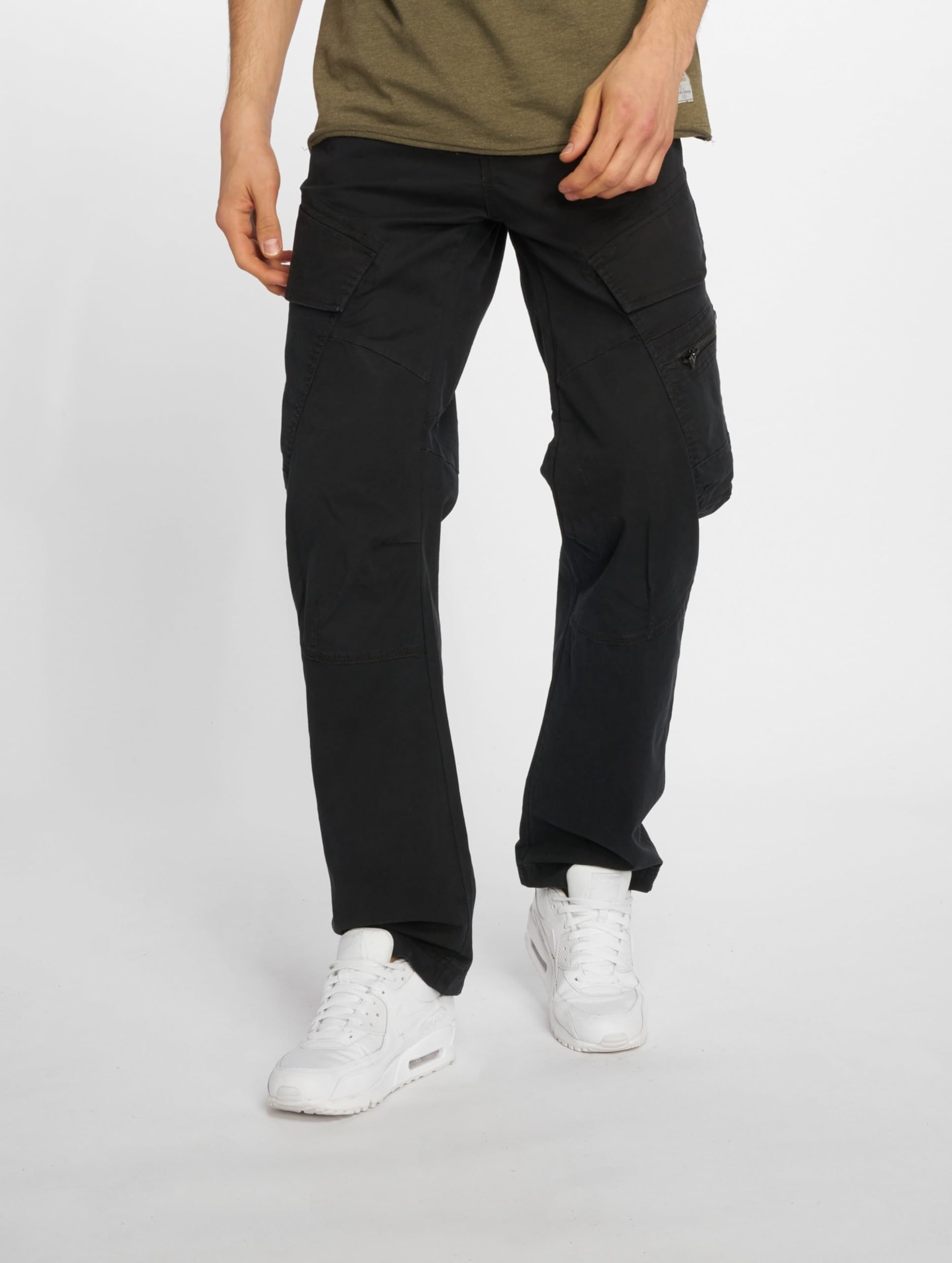 Brandit Men’s Adven Slim Fit Trousers Olive – Outdoor Cargo Pants