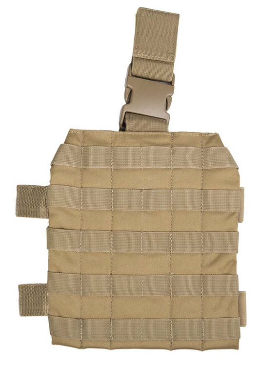 Mil-Tec MOLLE Leg Panel Coyote Tactical Thigh Platform