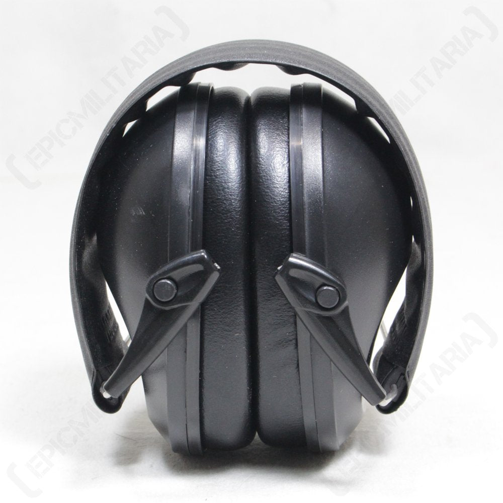 Mil-Tec Protective Earmuffs – Black Folding Hearing Protection