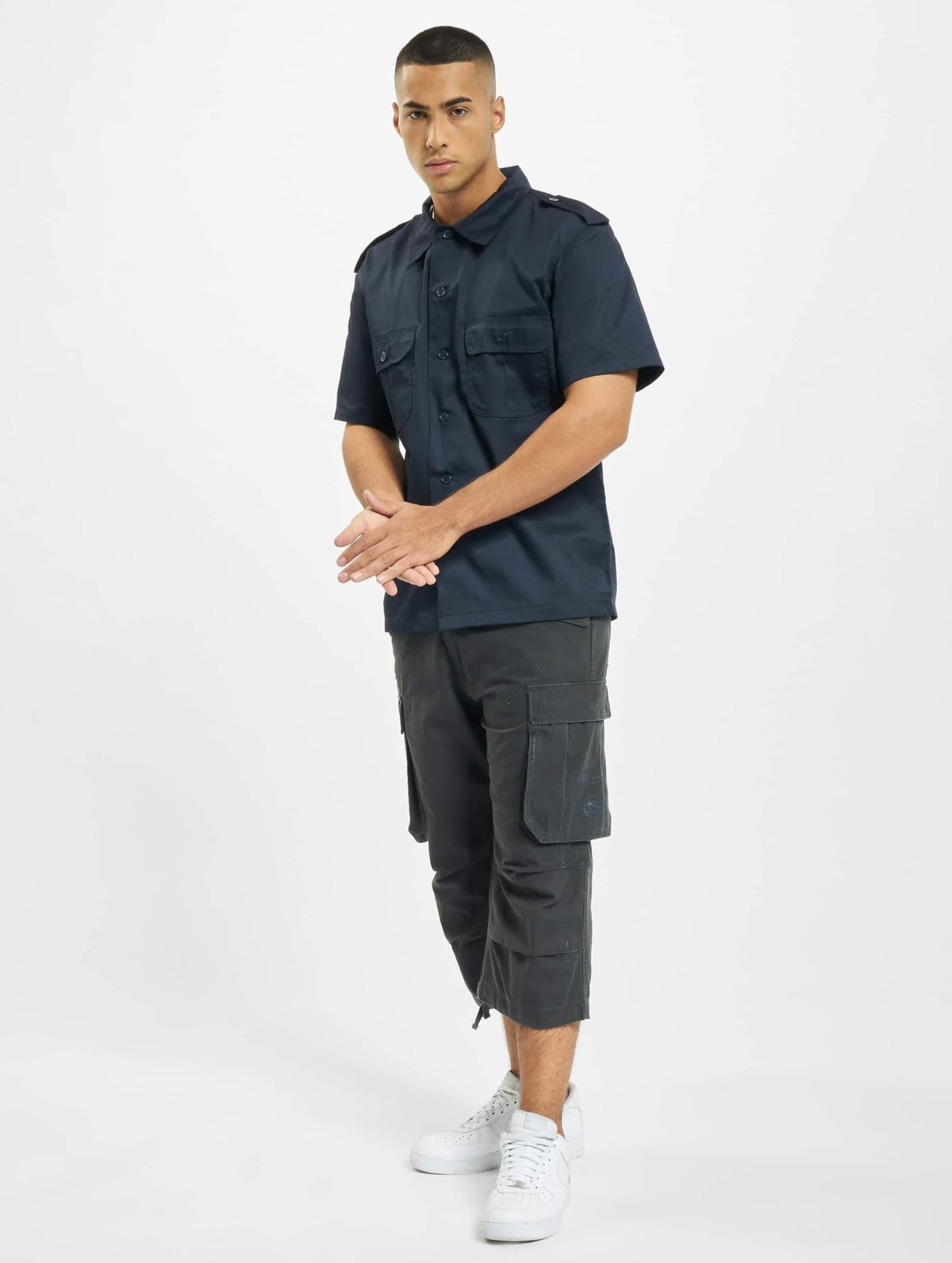Brandit US Shirt Short Sleeve Navy
