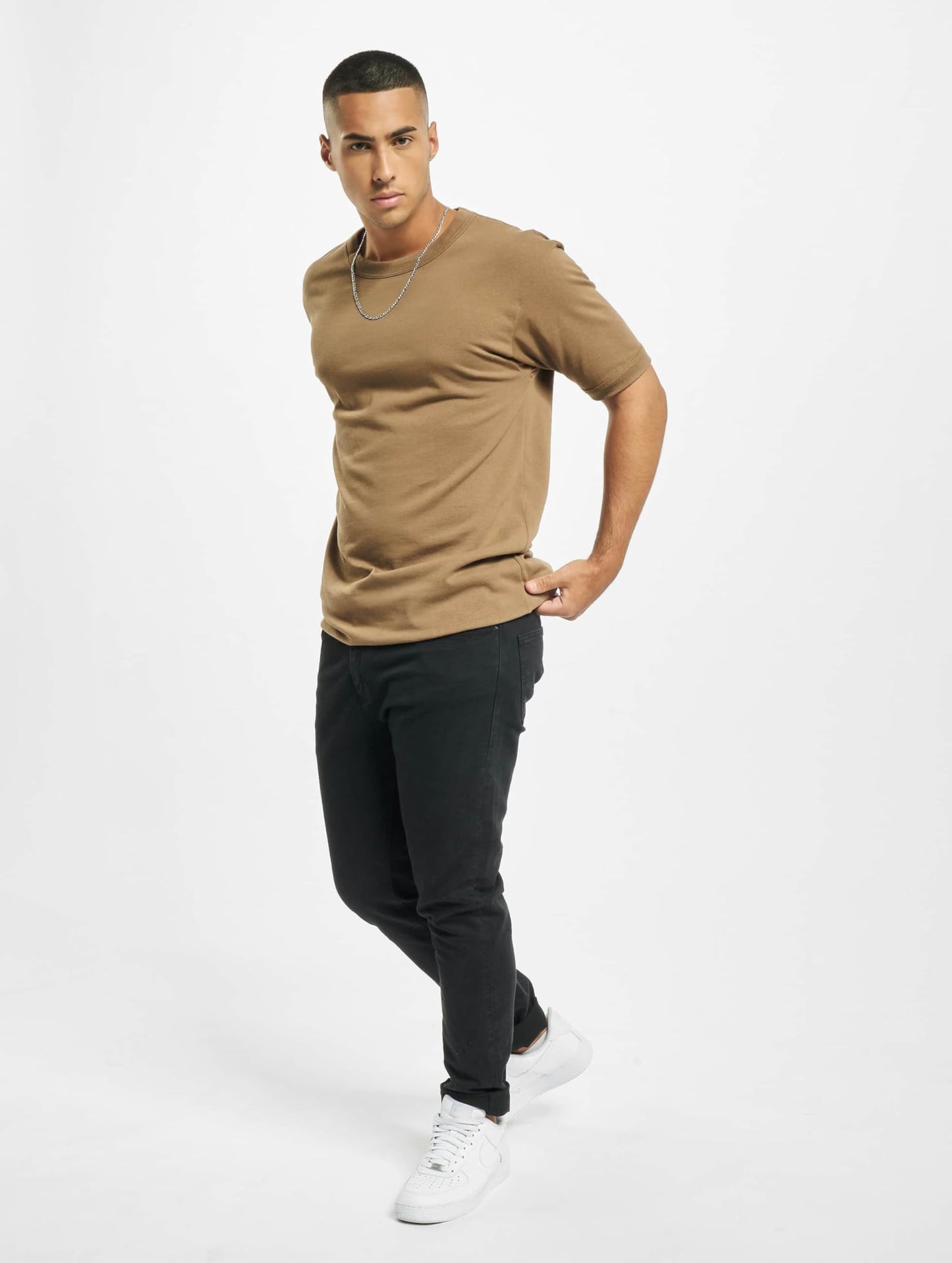 Brandit Men's BW T-Shirt Beige Size 9