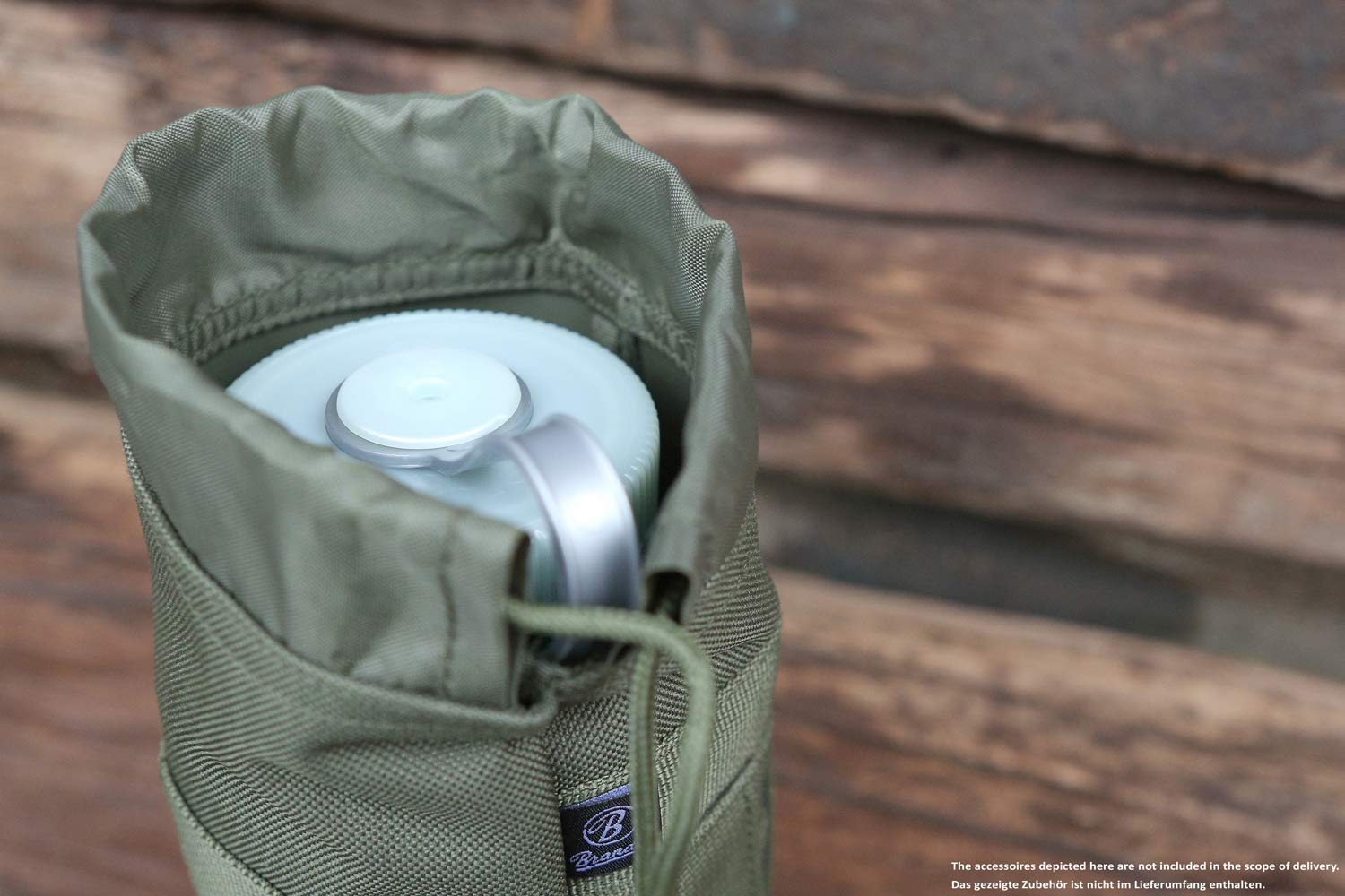 Brandit MOLLE Bottle Holder II – Tactical Drink Sleeve, Durable Water Pouch