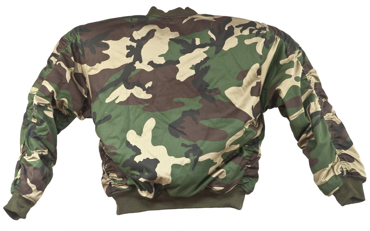 Mil-Tec Men’s MA-1 Flight Jacket – Olive Green Bomber (Size XXL)