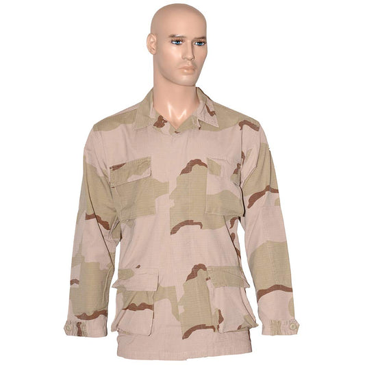 Teesar BDU Shirt Ripstop Prewashed 3-Colour Desert Military Top