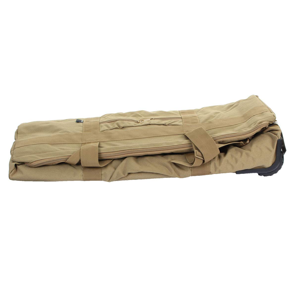 Mil-Tec Combat Carrying Duffel with Wheels Coyote – Tactical Rolling Travel Bag