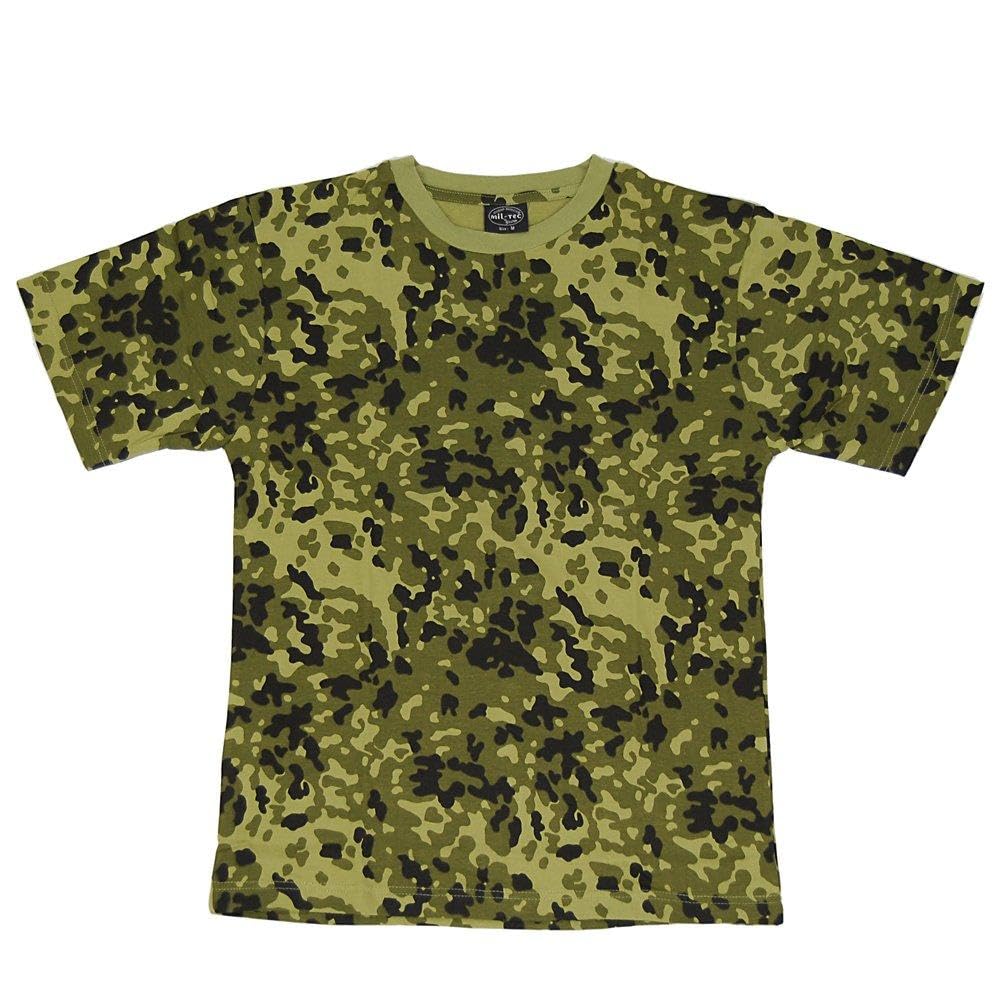 US Tri-Colour Desert Camouflage T-Shirt Cotton Crew Neck Military Style
