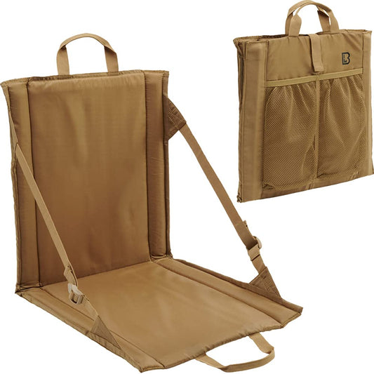 Brandit 2-in-1 Seat Mat with Bag – Foldable Outdoor Trekking & Hunting Mat