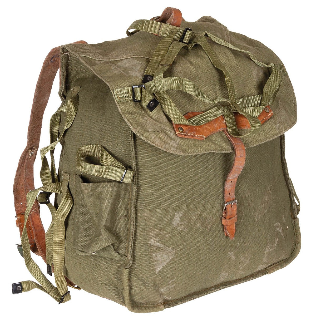 Original Romanian Vintage Backpack Blue Military Surplus Retro Gear 30L USED