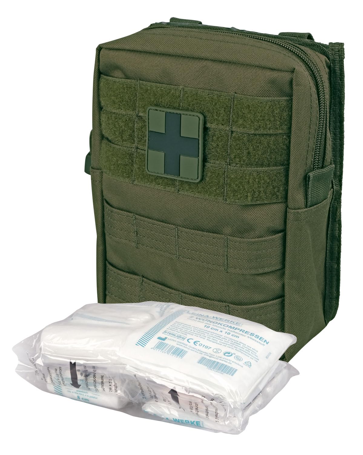 Mil-Tec 43-Piece First Aid Set Olive Drab – Tactical Outdoor Emergency Kit