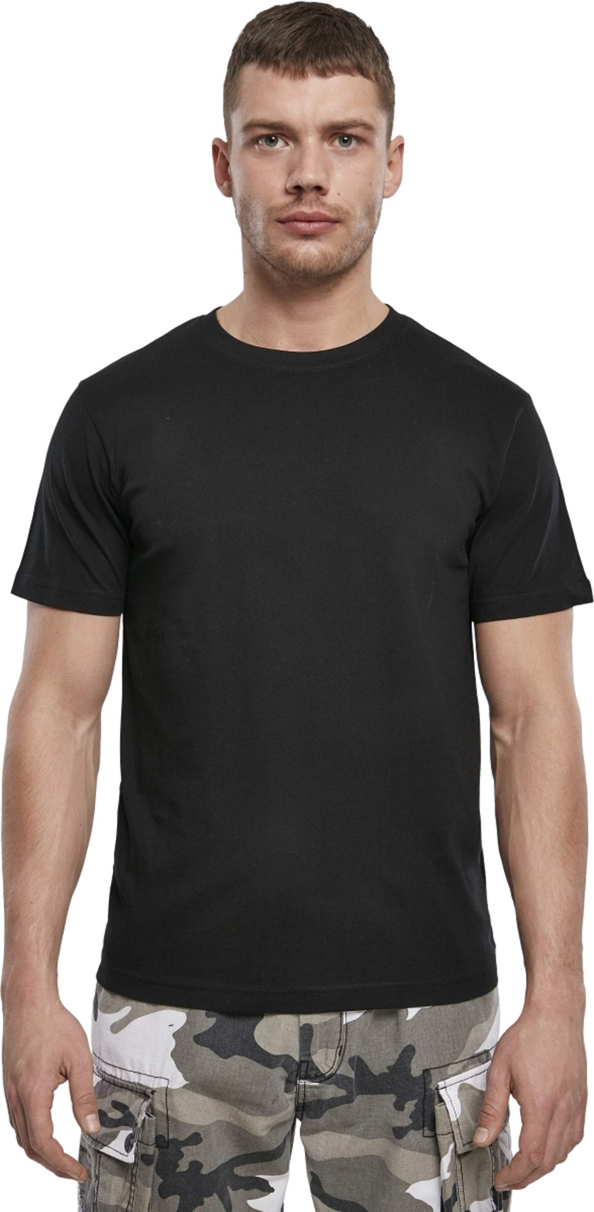 Brandit Men’s Black Cotton T-Shirt XXL | Casual, Training & Outdoor Wear