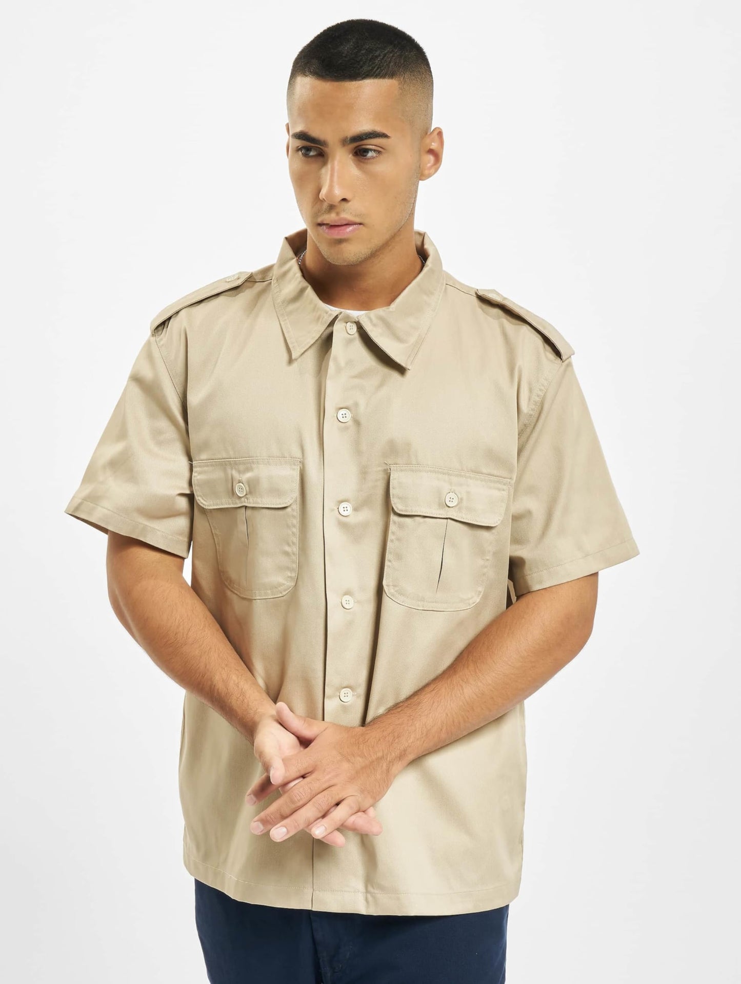 Brandit Men's Shirt 1/2 Beige Size 6XL