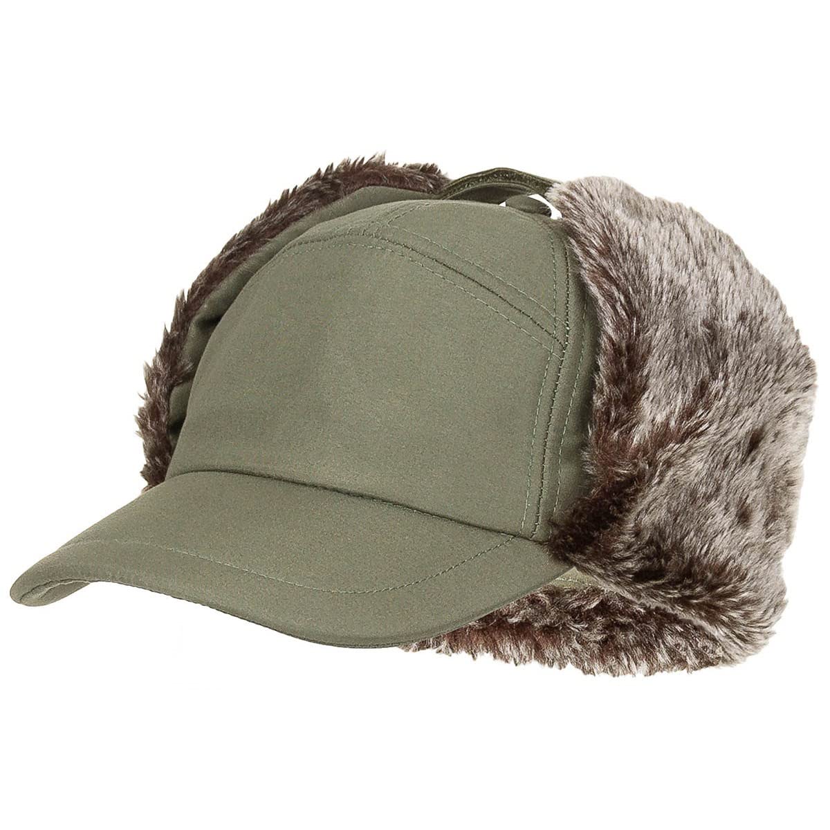Fox Outdoor Unisex Cap with Earmuffs – Olive Fleece One Size