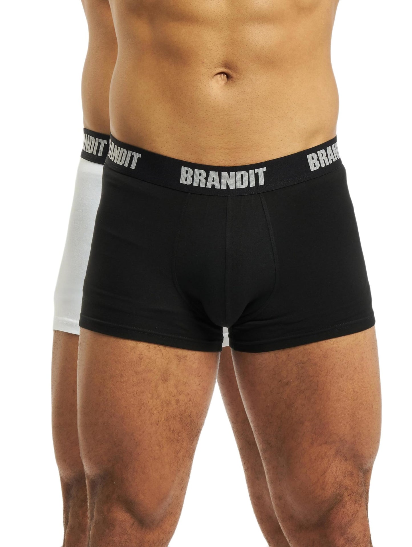 Brandit Boxershorts Logo 2 Pack Dark Camo/Black