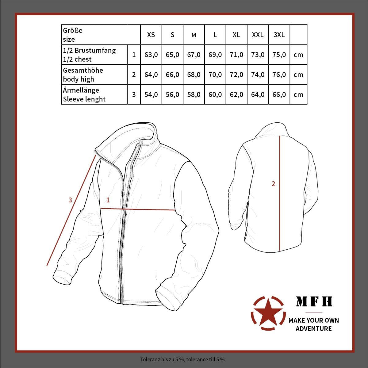 MFH US CWU Flight Jacket Black
