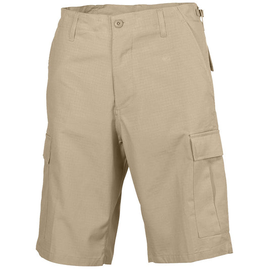 MFH Men's US BDU Bermuda Shorts Ripstop Khaki Size XL