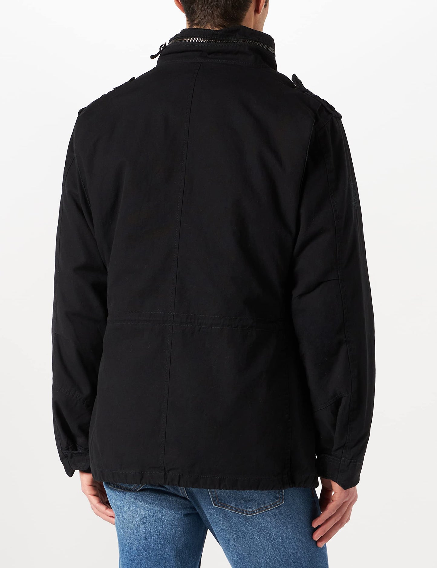 Brandit Men’s M-65 Giant Jacket Black – Vintage Military Field Coat S