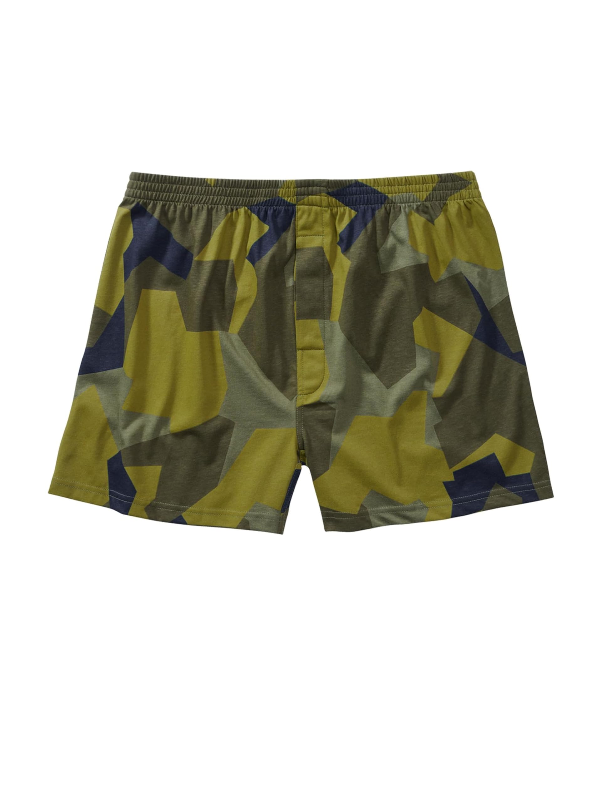 Brandit Men’s Loose-Fit Boxer Shorts Swedish Camo 5XL – Cotton Underwear